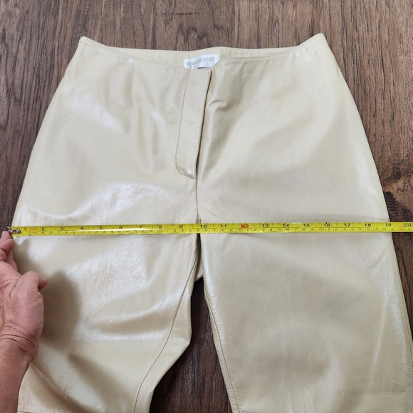 HUGO BUSCATI COLLECTION pearl leather pants - Picture 9 of 16